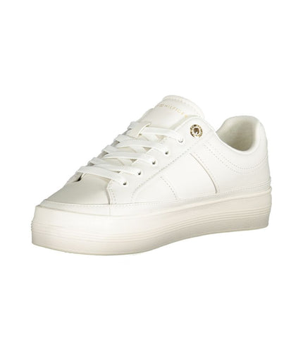 Tommy Hilfiger White Polyester Sneaker