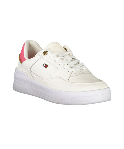 Tommy Hilfiger White Polyester Sneaker