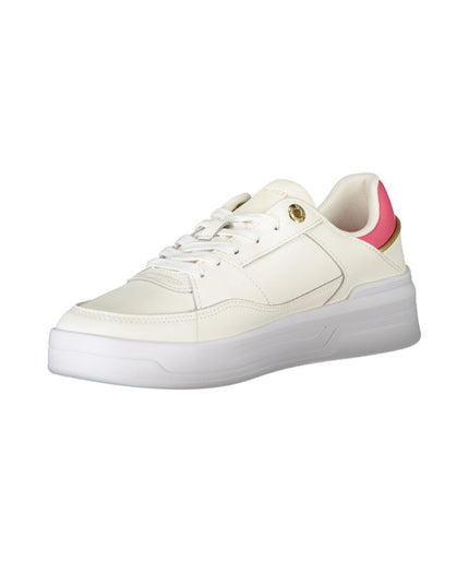 Tommy Hilfiger White Polyester Sneaker