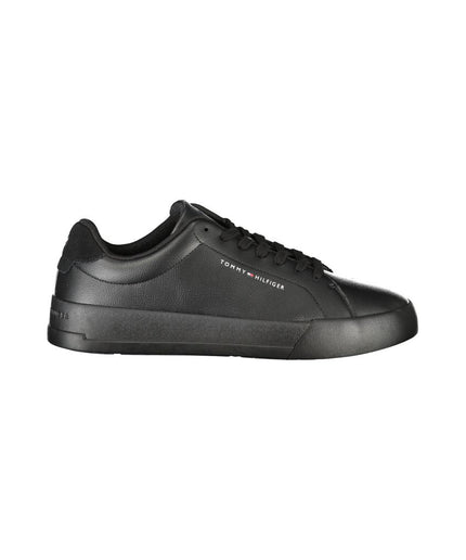 Tommy Hilfiger Black Polyester Sneaker