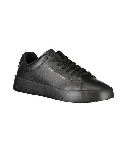 Tommy Hilfiger Black Polyester Sneaker