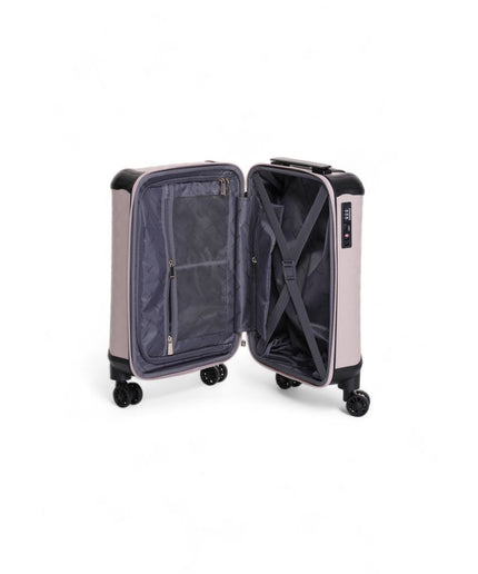 Guess Pink Polyethylene Luggage And Travel