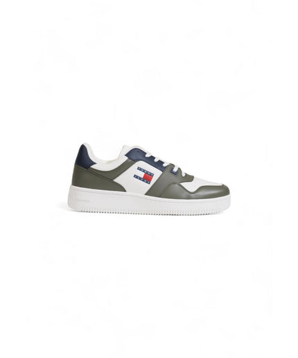 Tommy Hilfiger Green Leather Sneaker