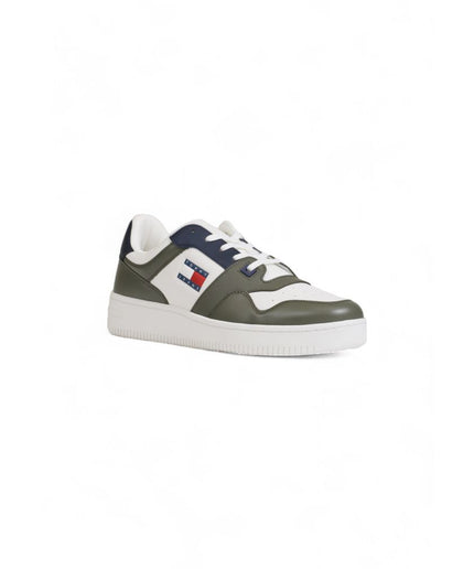 Tommy Hilfiger Green Leather Sneaker