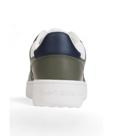 Tommy Hilfiger Green Leather Sneaker