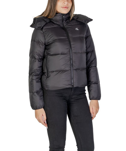 Calvin Klein Jeans Black Polyamide Jackets & Coat