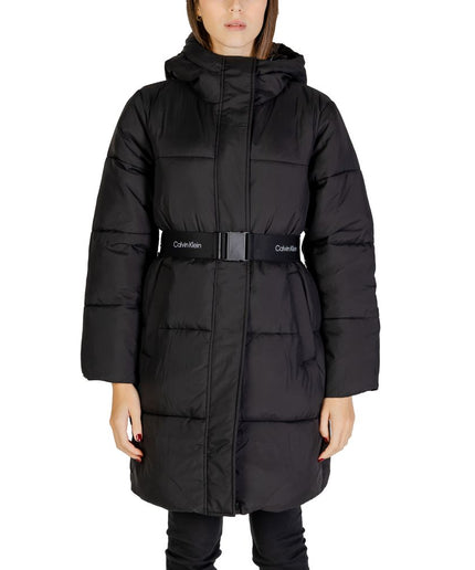 Calvin Klein Jeans Black Nylon Jackets & Coat