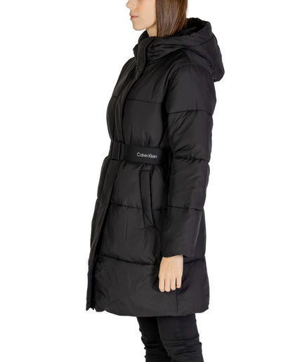 Calvin Klein Jeans Black Nylon Jackets & Coat