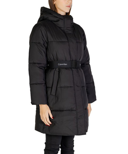 Calvin Klein Jeans Black Nylon Jackets & Coat