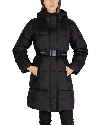 Calvin Klein Jeans Black Nylon Jackets & Coat