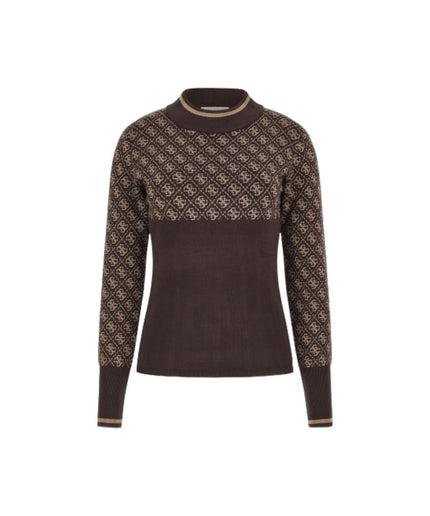 Guess Brown Viscose Sweater