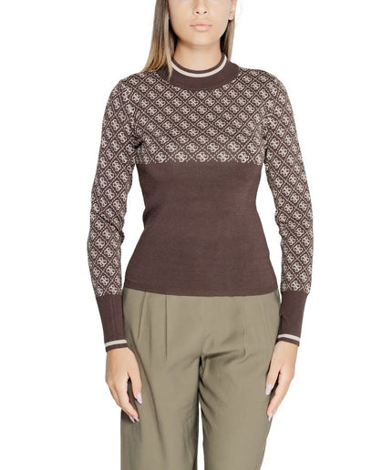 Guess Brown Viscose Sweater