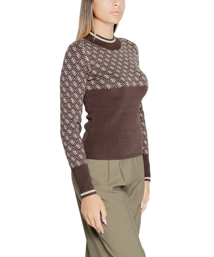 Guess Brown Viscose Sweater