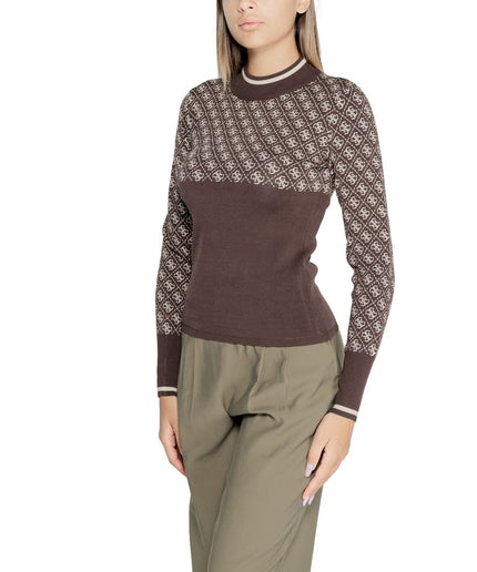 Guess Brown Viscose Sweater