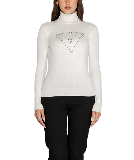 Guess White Viscose Sweater