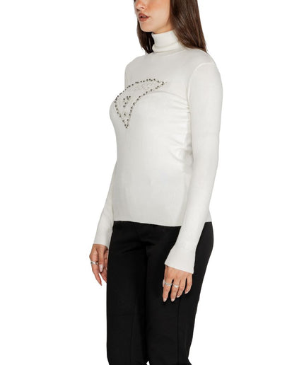 Guess White Viscose Sweater