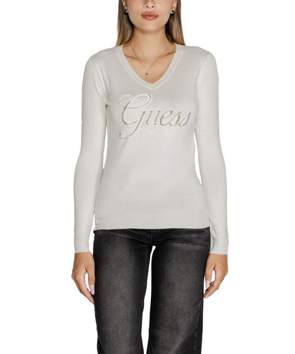 Guess White Viscose Tops & T-Shirt