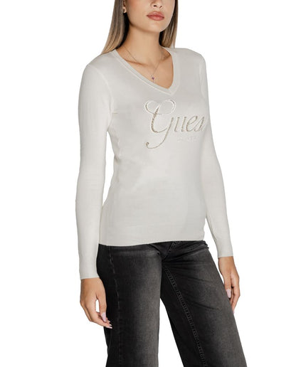 Guess White Viscose Tops & T-Shirt