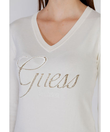 Guess White Viscose Tops & T-Shirt