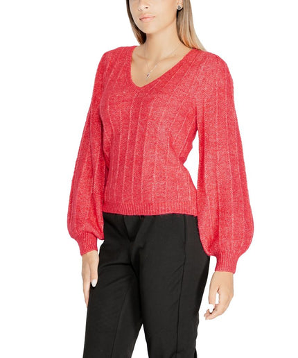 Guess Pink Polyester Sweater