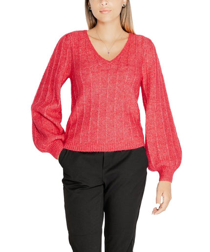 Guess Pink Polyester Sweater