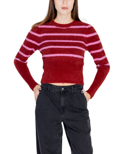 Only Red Nylon Sweater