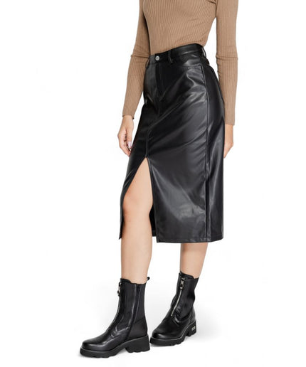 Only Black Polyester Skirt