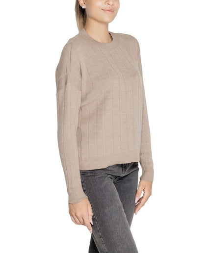 Only Beige Acrylic Sweater