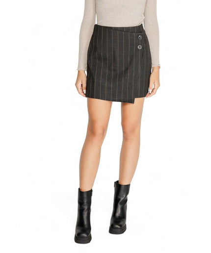 Only Gray Recycled Polyester Skirt