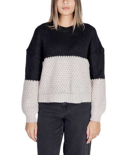 Only Black Polyester Sweater