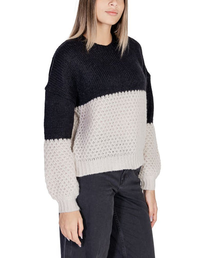 Only Black Polyester Sweater