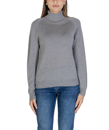 Sandro Ferrone Gray Merino Sweater