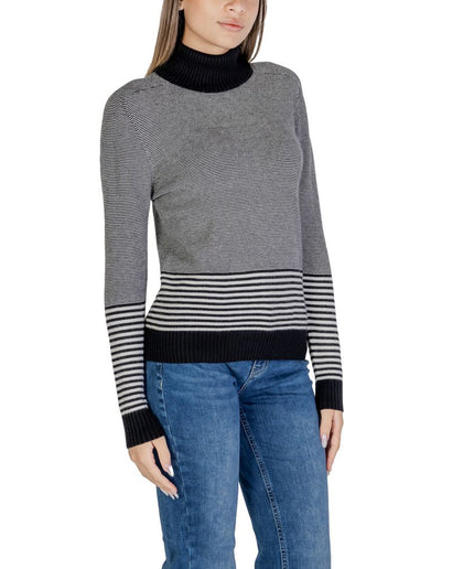 Sandro Ferrone Black And White Viscose Sweater