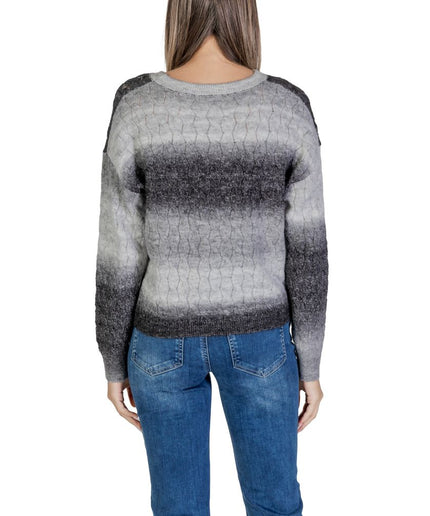 Sandro Ferrone Gray Acrylic Sweater