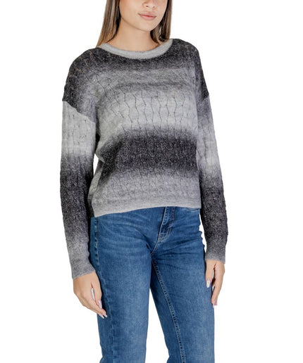 Sandro Ferrone Gray Acrylic Sweater