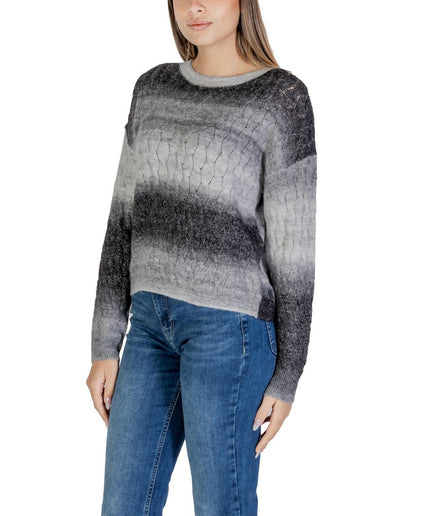 Sandro Ferrone Gray Acrylic Sweater