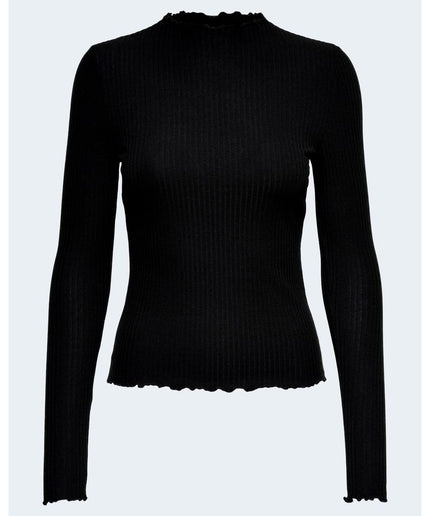 Only Black Polyester Sweater