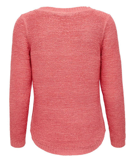 Only Orange Polyester Sweater