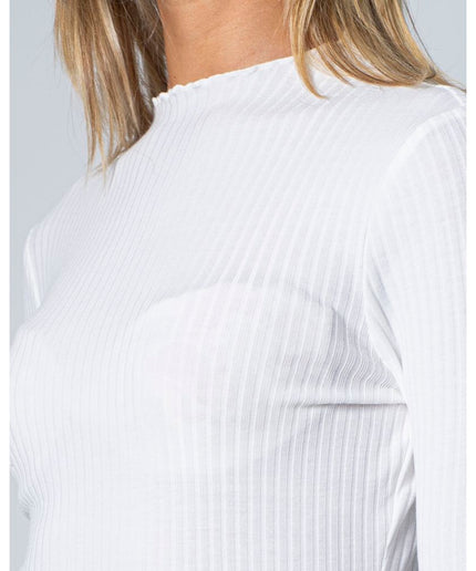 Only White Polyester Sweater