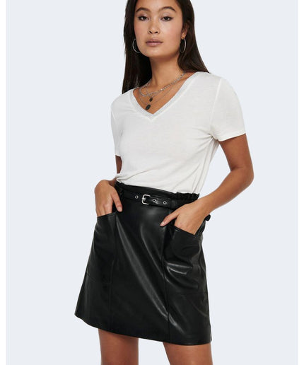 Only Black Polyester Skirt