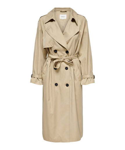 Only Beige Polyester Jackets & Coat