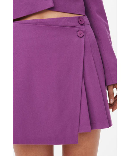 Only Purple Polyester Skirt