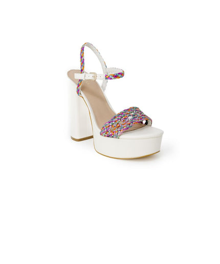 Guess White Polyester Pump