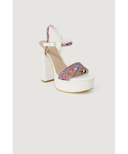 Guess White Polyester Pump