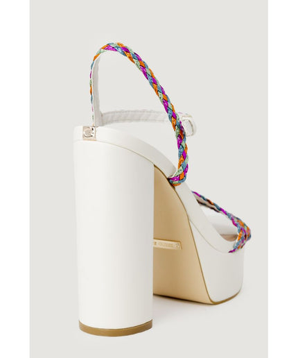 Guess White Polyester Pump