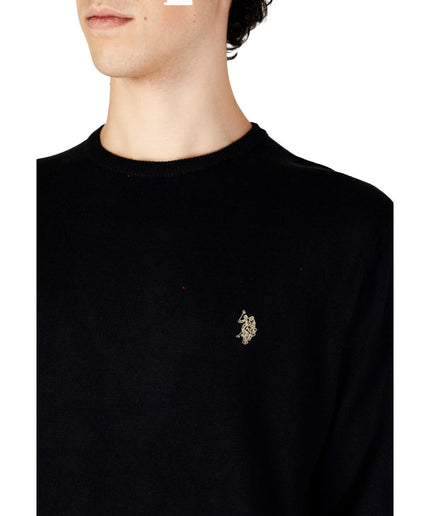 U.S. POLO ASSN. Black Cotton Sweater