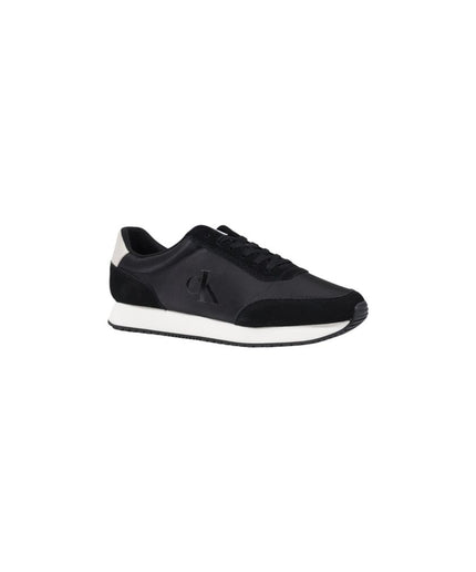 Calvin Klein Jeans Black And White Suede Sneaker