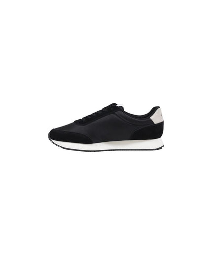 Calvin Klein Jeans Black And White Suede Sneaker