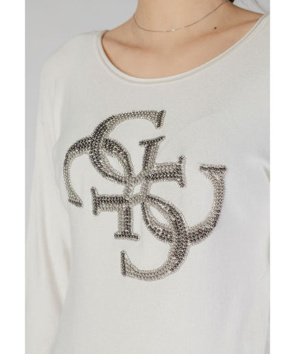 Guess White Viscose Tops & T-Shirt