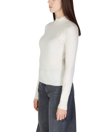 Only Cream Viscose Sweater